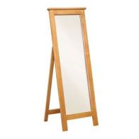 See more information about the Cotswold Oak Cheval Bedroom Mirror